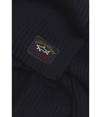 Paul & Shark Paul & Shark, Sjaal, Donkerblauw, Gebreid, Watershed