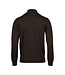 Stenstroms Vest met Rits, Merino Wol, Donkerbruin