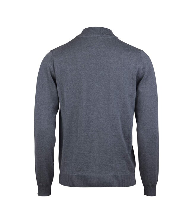 Stenstroms Merino Wol Vest met Rits, Lichtgrijs