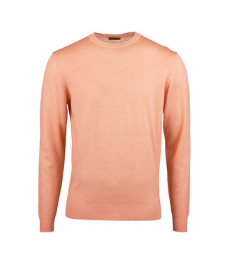 Stenstroms Stenstroms, Trui, Ronde Hals, Merino Wol, Soft Oranje