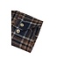 Stenstroms Overhemd, Flanel, Lange Mouw, Button Down Kraag, Blauw, Bruin, Beige Geruit, Fitted Body