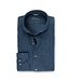 Stenstroms Overhemd, Linnen, Lange Mouw, Slimline, Denim Blauw
