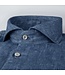 Stenstroms Overhemd, Linnen, Lange Mouw, Slimline, Denim Blauw