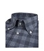 Stenstroms Overhemd, Flanel, Diverse Tinten Blauw, Lange Mouw, Fitted Body