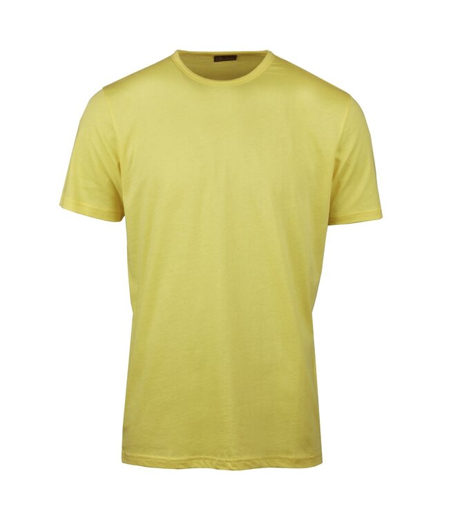 Stenstroms T-Shirt, Katoen, Korte Mouw, Lime Groen,  Fitted Boddy