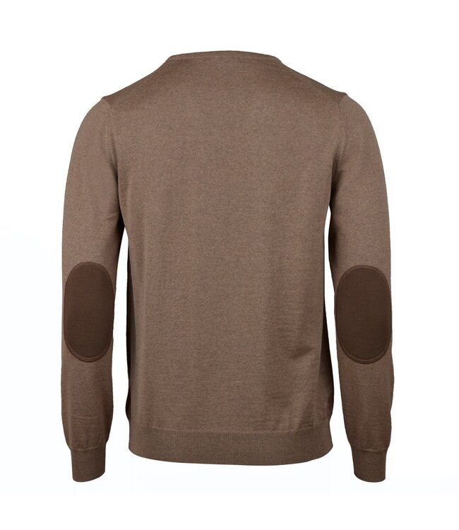 Stenstroms Trui, V-Hals, Merino Wol, Beige