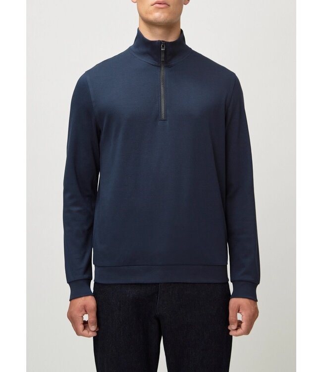 Maerz Munchen Half-Zip Sweater, Katoen, Donkerblauw