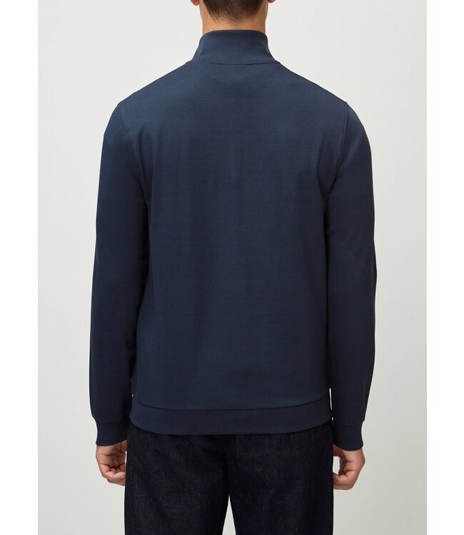Maerz Munchen Half-Zip Sweater, Katoen, Donkerblauw