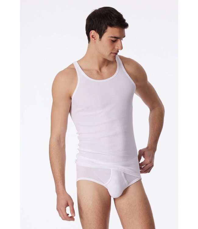 Schiesser Onderhemd Wit, Original Feinripp