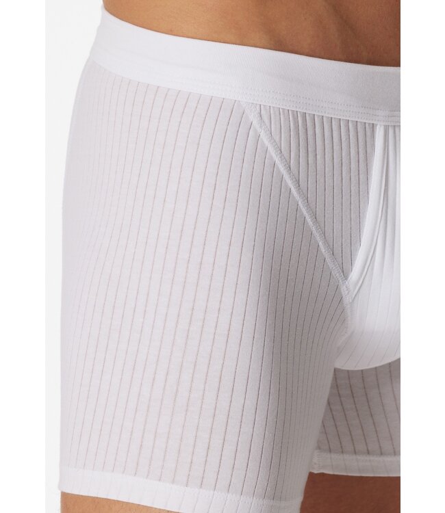 Schiesser Short met voorsluiting, 2 Pack, Wit, Authentic