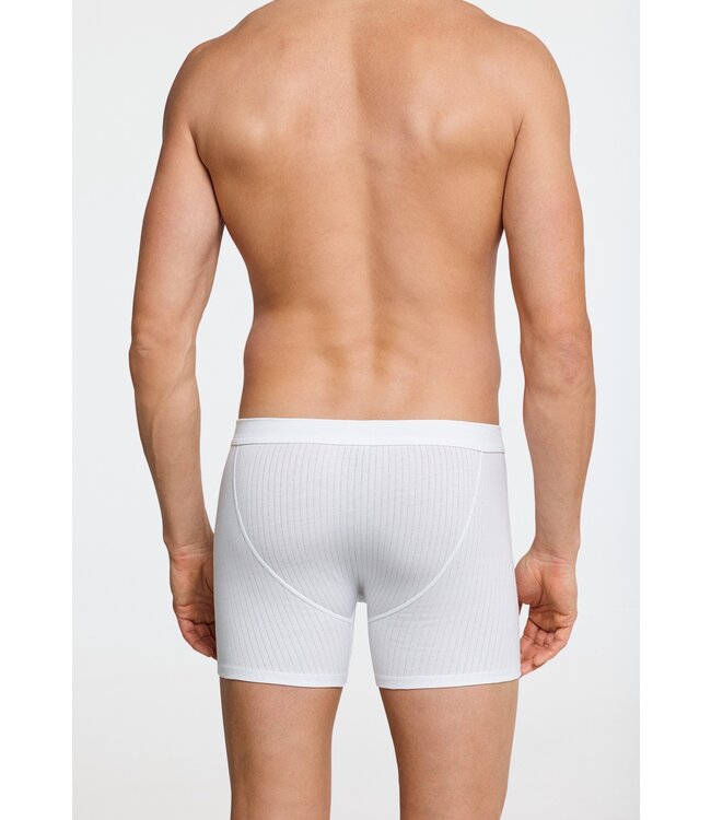 Schiesser Short met voorsluiting, 2 Pack, Wit, Authentic