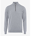 Brax Half-Zip Sweater, Trui, Merino Wol, Lichtgrijs