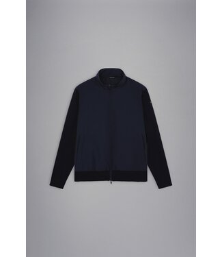 Paul & Shark Paul & Shark, Hybrid Vest met Rits, Wol,  RE 4 x 4 Stretch Donkerblauw Typhoon 20000