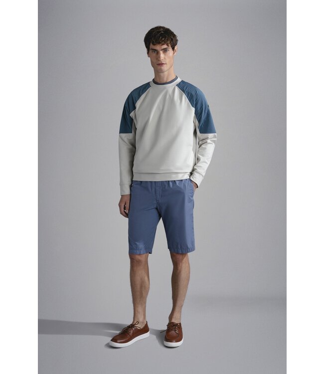 Paul & Shark Bermuda, Ultra-light Poplin Katoen, RAF Blauw