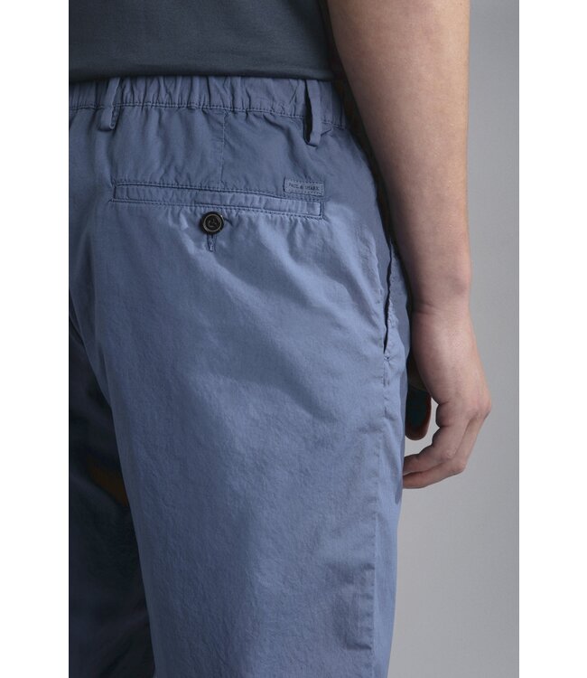Paul & Shark Bermuda, Ultra-light Poplin Katoen, RAF Blauw