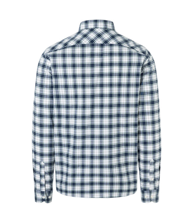 Maerz Munchen Maerz München, Overhemd Lange Mouw, Katoen, Geruit, Roze, Wit, Blauw