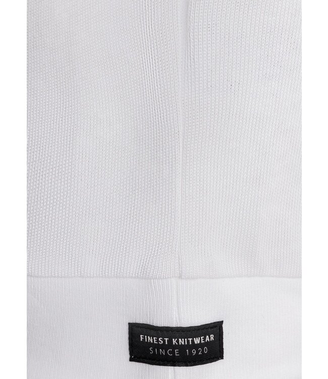 Maerz Munchen T-shirt, Katoen, Lange Mouw, Ronde Hals, Wit