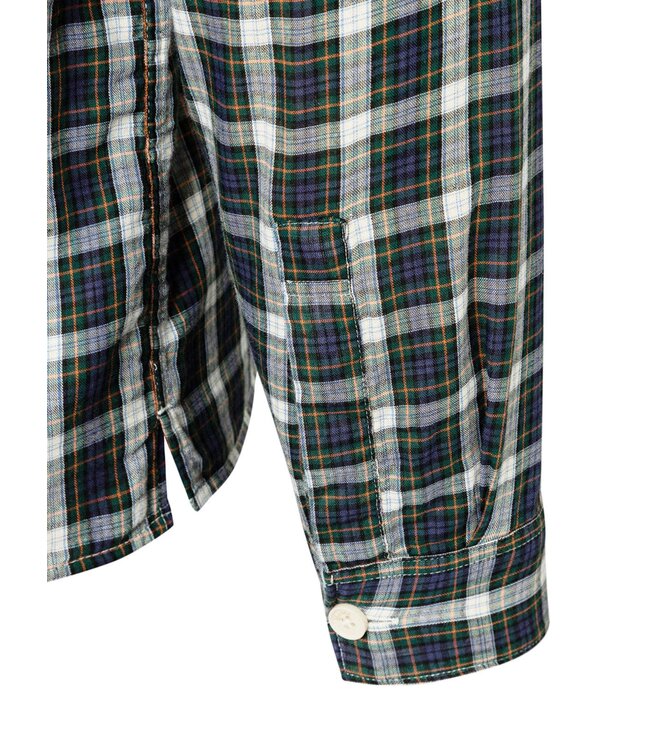 Maerz Munchen Overshirt/Overhemd, Geruit Blauw, Groen, Wit