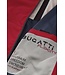 Bugatti Zomer Jas, Blouson Model, Stretch Katoen, Rood met Blauw Accenten