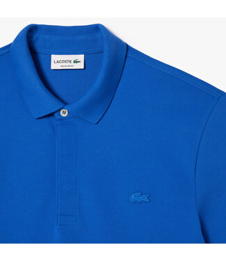 Lacoste Lacoste, Smart Paris Heren Polo van Stretch Katoen Piqué , Regular Fit, Cobalt Blauw IXW