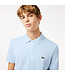 Lacoste Original L.12.12-Poloshirt, Slim Fit Petit-katoenpiqué, Lichtblauw Gemeleerd