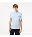 Lacoste Original L.12.12-Poloshirt, Slim Fit Petit-katoenpiqué, Lichtblauw Gemeleerd