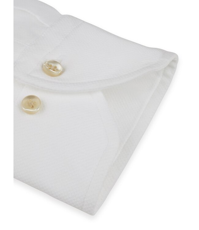 Stenstroms Overhemd, Twill Katoen, Lange Mouw, Schiller Kraag, Wit