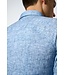 Desoto Heren, Jersey Overhemd, Lange Mouw, Kent Kraag. Lichtblauw, Linnenlook