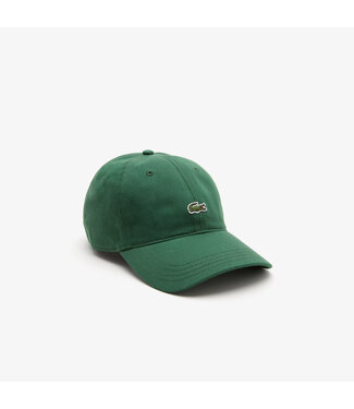 Lacoste Lacoste Pet / Cap Twill Katoen, Groen met Front Logo, Unisex