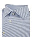 Stenstroms Overhemd, Lange Mouw, Stretchfabric Jersey, Wit, Lichtblauw, Gestreept, Slimline