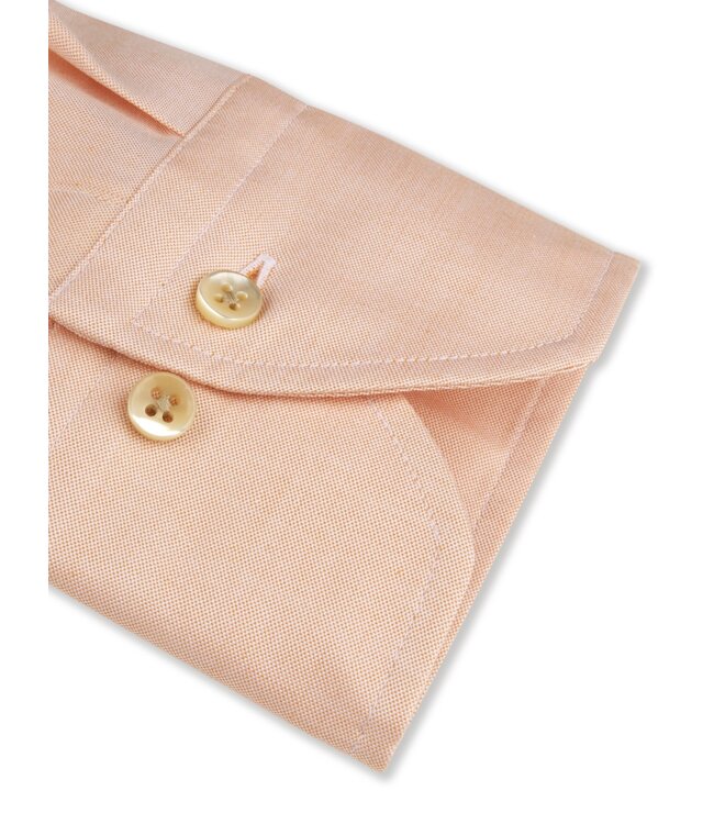 Stenstroms Overhemd, Lange Mouw, Casual, Katoen, Slimline, Oranje