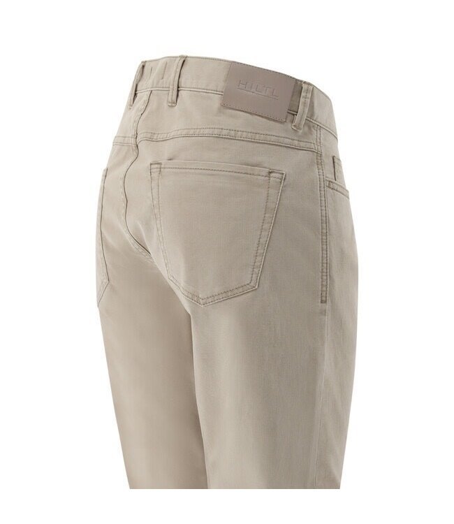 Hiltl Heren Broek, Five-Pocket, Coloured Denim, Lichtbeige