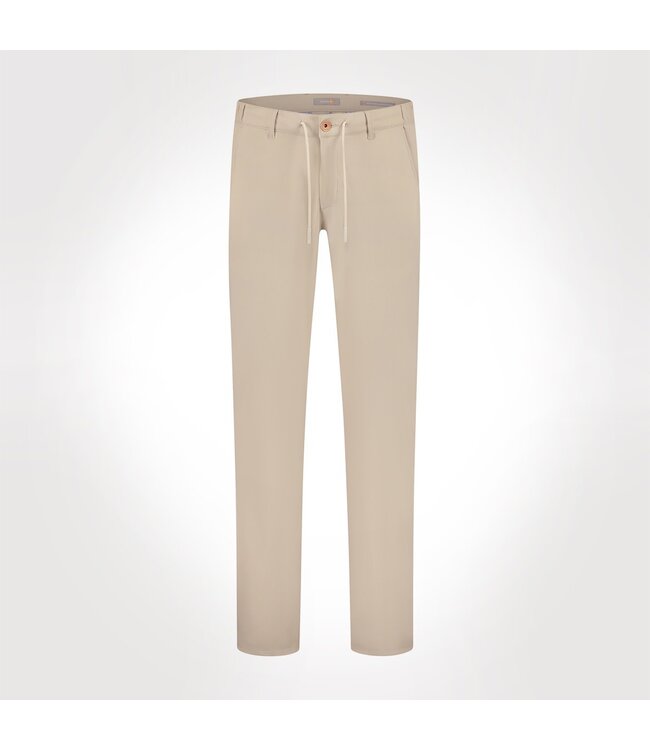 North.84 Heren Broek, Chino Model, Tec Stretch, Beige