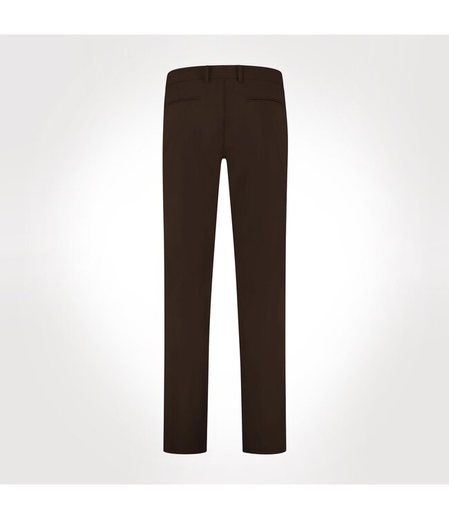 North.84 Heren Broek, Chino Model, Tec Stretch, Bruin