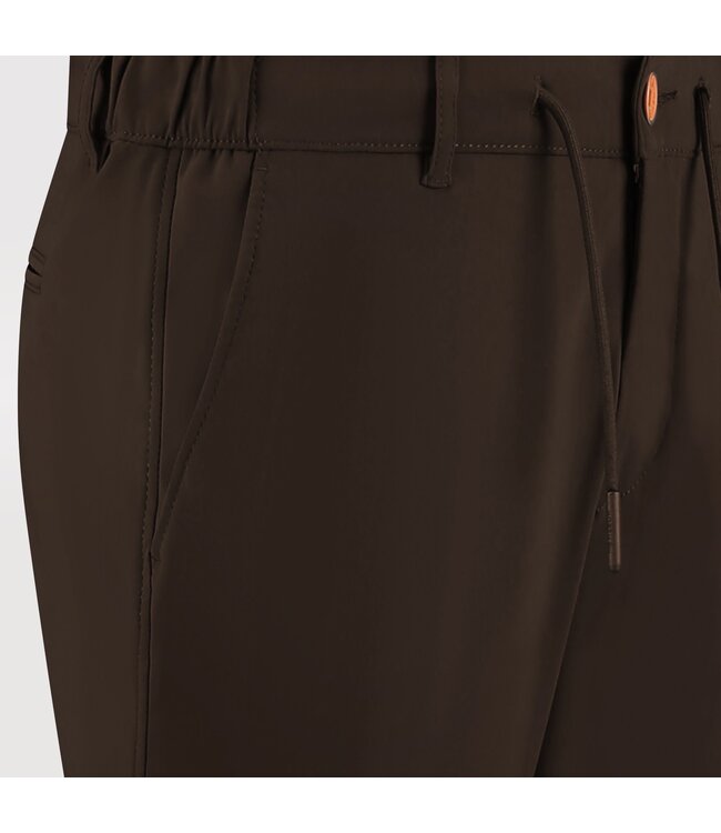 North.84 Heren Broek, Chino Model, Tec Stretch, Bruin