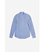 AT.P.CO Overhemd met Opstaande Boord, Linnen, Blauw Wit Gestreept