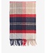 Barbour Sjaal, Lamswol, Beige Rood Blauw Geruit, Inverness Tartan