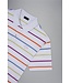 Paul & Shark Polo, Katoen, Wit, Multi Colour Gestreept