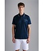 Paul & Shark Polo, Korte Mouw, Gemerceriseerd Katoen, Shark Logo, Donkerblauw