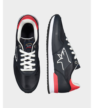 Paul & Shark Paul & Shark, Sneaker, Donkerblauw Rood Accent