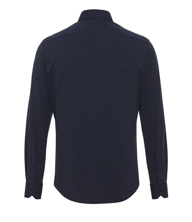 Traiano Techno Shirt/Overhemd, Donkerblauw, Cutaway Kraag, Radical Fit