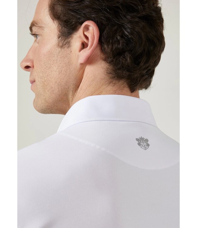 Alan Paine Polo, Performance, Sports Fit, Rockbourne, White, Wit