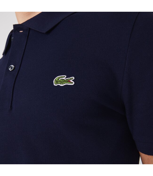 Lacoste Original L.12.12-Poloshirt, Slim Fit Petit-katoenpiqué, Donkerblauw