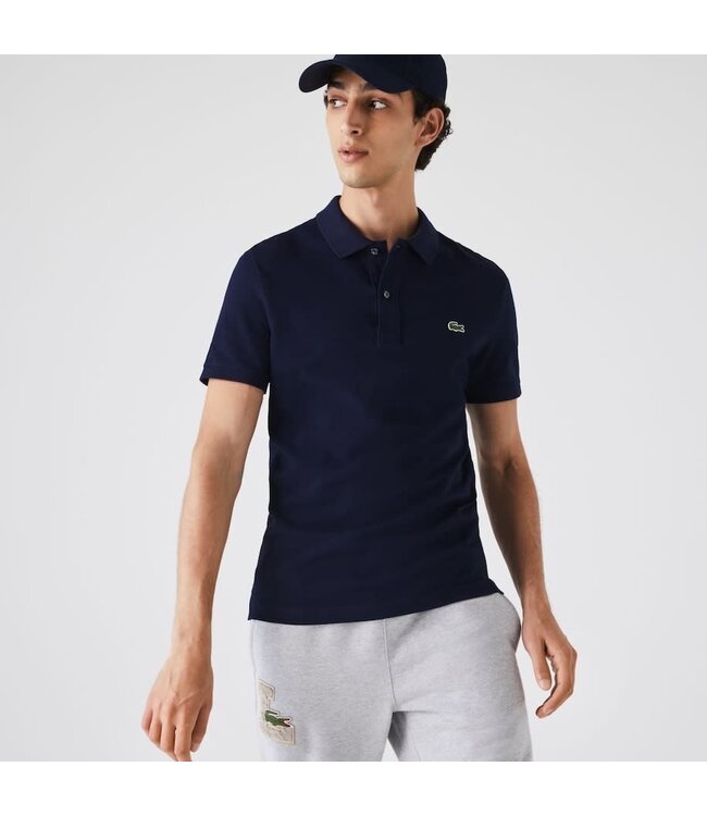 Lacoste Original L.12.12-Poloshirt, Slim Fit Petit-katoenpiqué, Donkerblauw