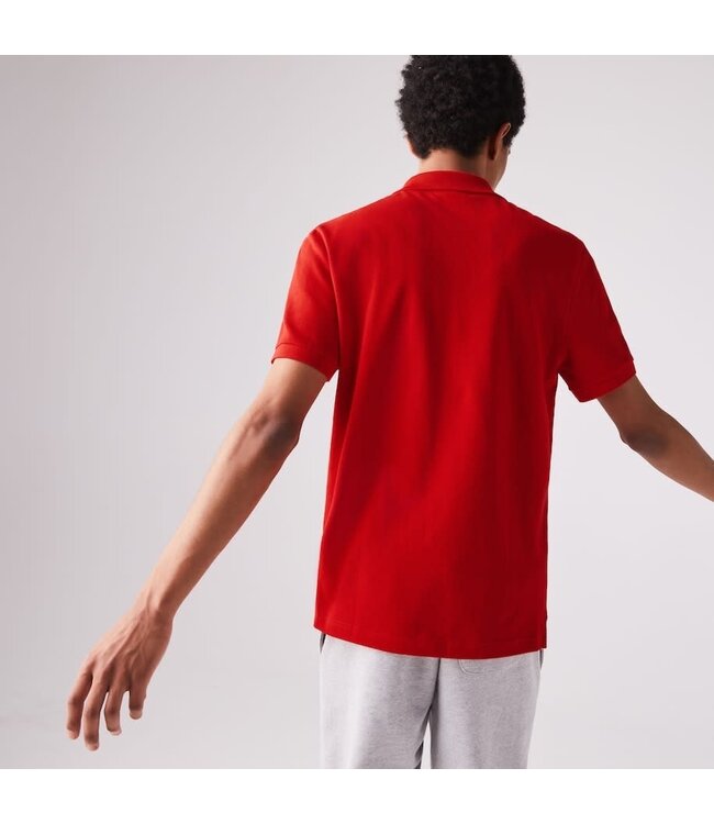Lacoste Original L.12.12-Poloshirt, Slim Fit Petit-katoenpiqué, Rood