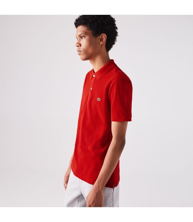 Lacoste Original L.12.12-Poloshirt, Slim Fit Petit-katoenpiqué, Rood