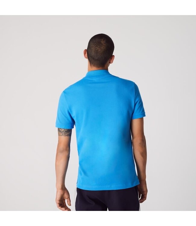 Lacoste Original L.12.12-Poloshirt, Slim Fit Petit-katoenpiqué, Kobaltblauw