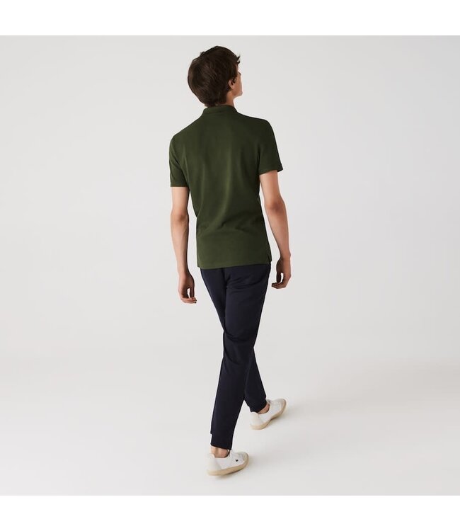 Lacoste Original L.12.12-Poloshirt, Slim Fit Petit-katoenpiqué, Mosgroen
