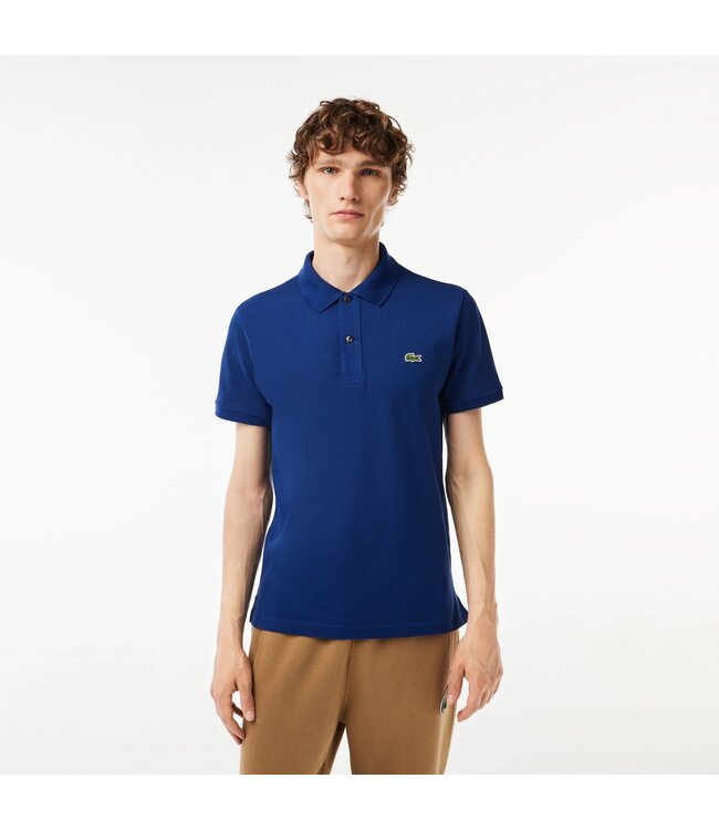 Lacoste Original L.12.12-Poloshirt, Slim Fit Petit-katoenpiqué, Royal Blauw