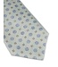 Stenstroms Zijden Das, Beige, Blauw Patroon